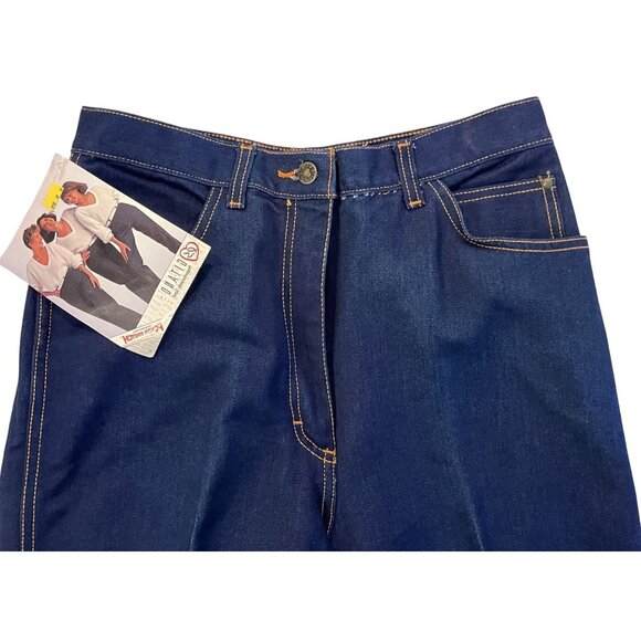 Vintage 80s Gitano Jeans Women's 14 Blue Basic Denim Missy Power Stretch NWT - Picture 3 of 10